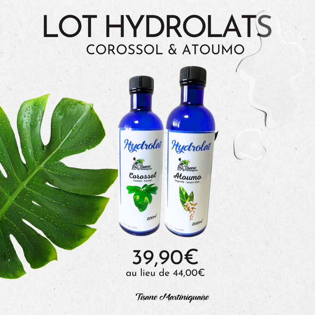 Lot d'hydrolats (Atoumo et Corossol)